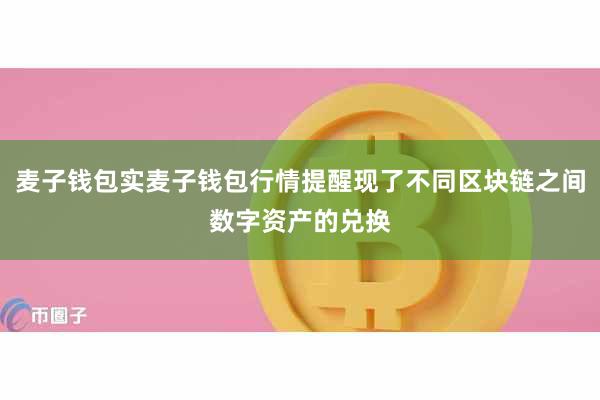 麦子钱包实麦子钱包行情提醒现了不同区块链之间数字资产的兑换