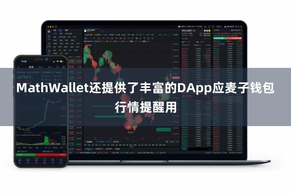 MathWallet还提供了丰富的DApp应麦子钱包行情提醒用